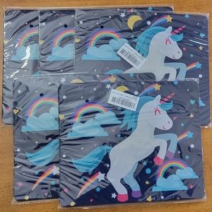 Lot of 5 Unicorn Mousepads